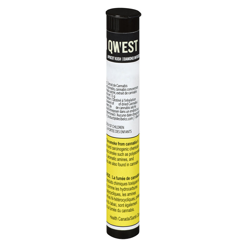 Qwest - Apricot Kush Diamond Infused Pre-Rolls / - Apricot Kush Diamond Infused Pre-Rolls 3x0.5g Resin